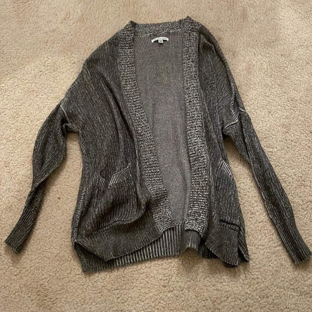 Womens medium gray cardigan from American Eagle